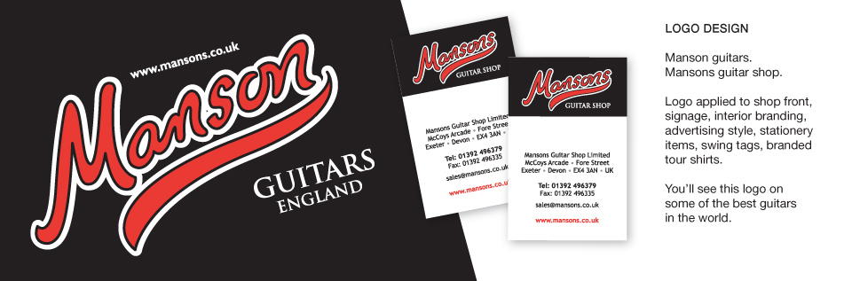 Monsons Guitars Logo Design by Tobias Borthen