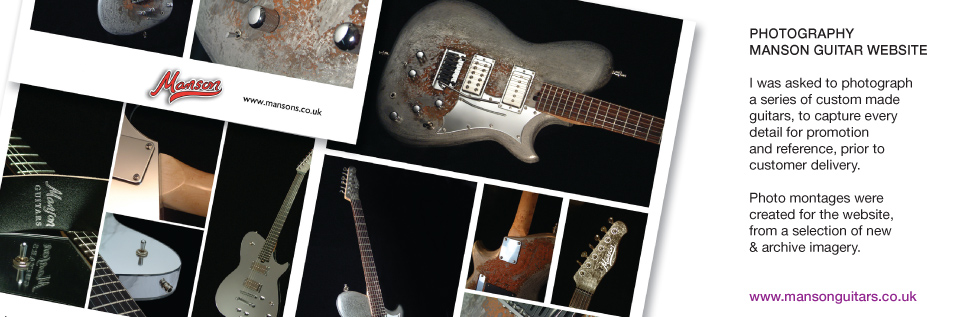 Monsons Guitars Website Photography by Tobias Borthen