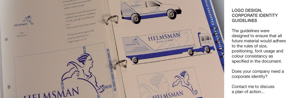 Helmsman Logo Design & Corporate Identity by Tobias Borthen