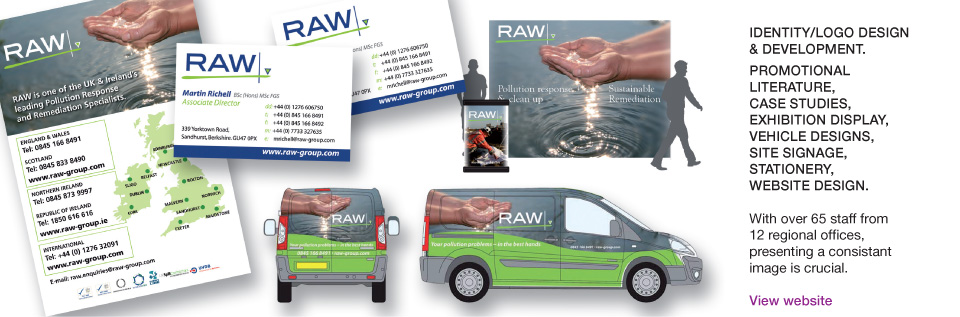 Raw Group Promotional Literature & Case Studies by Tobias Borthen